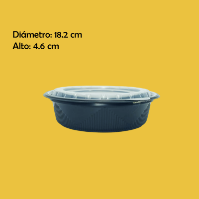 CONTENEDOR HERMETICO C/TAPA 100PZ 18.2X4.6 CM CPP20-3