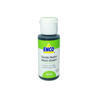 COLOR VERDE NEON GEL 40G ENCO