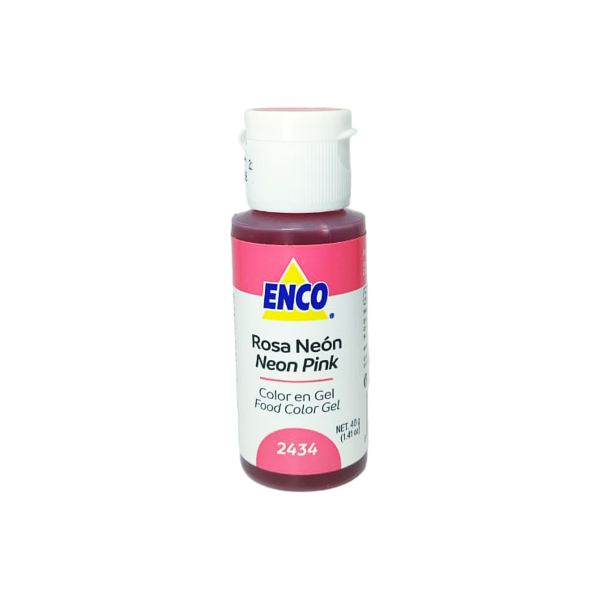 COLOR ROSA NEON GEL 40G ENCO