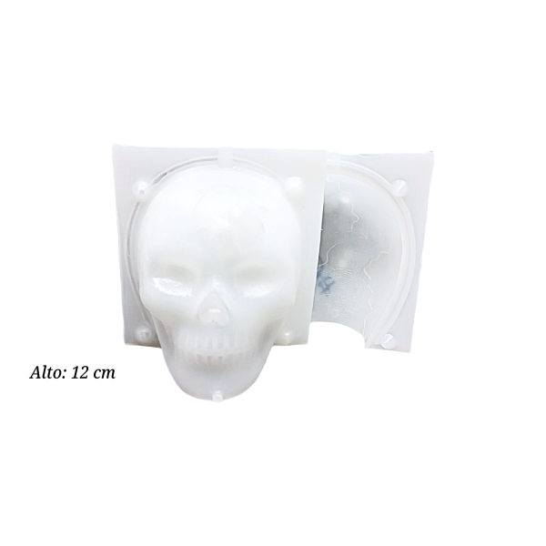 MOLDE CALAVERA NUM 6 BLANCO