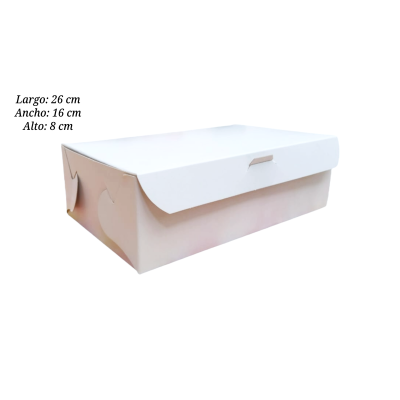 CAJA BLANCA  26X16X8AS-2608