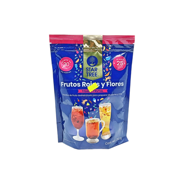 TISANA STAR TREE FRUTOS ROJOS Y FLORES 250GR