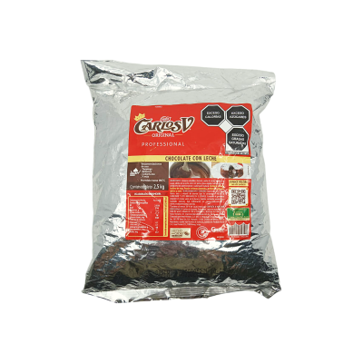 CHOCOLATE CARLOS V BOLSAS 4X2.5 KG