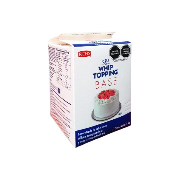 WHIP TOPPING BASE 4X4LT RICHS 09734