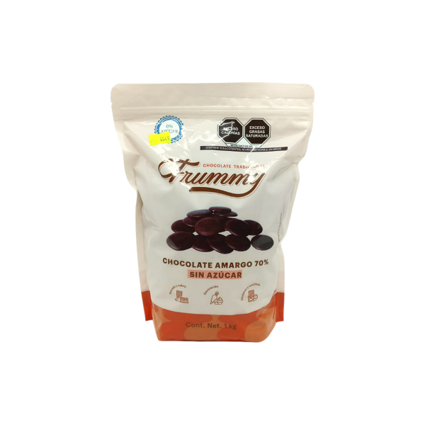 CHOCOLATE AMARGO SIN AZUCAR FRUMMY 10X1KG