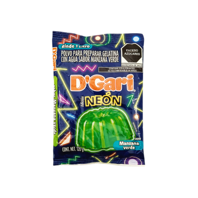 GELATINA MANZANA VERDE NEON 50/120G