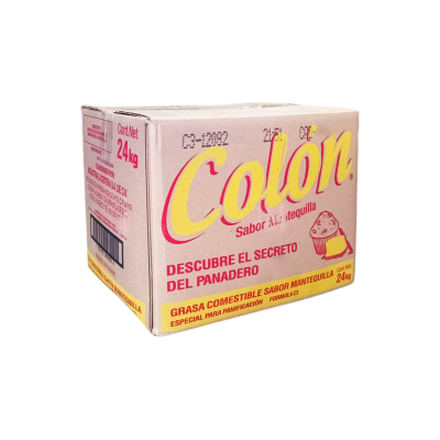 GRASA VEGETAL MANTEQUILLA COLON 24KG