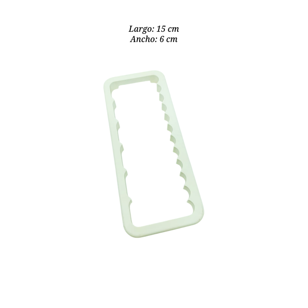 CORTADOR PLAST BORDES ONDULADOS  15X6 CM CTR00000303