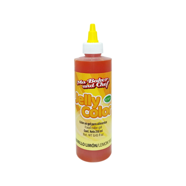 COLOR JELLY AMARILLO LIMON 250ML BAKER