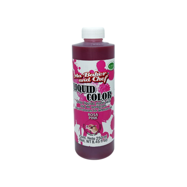 LIQUIDO COLOR MATE ROSA 250ML BAKER