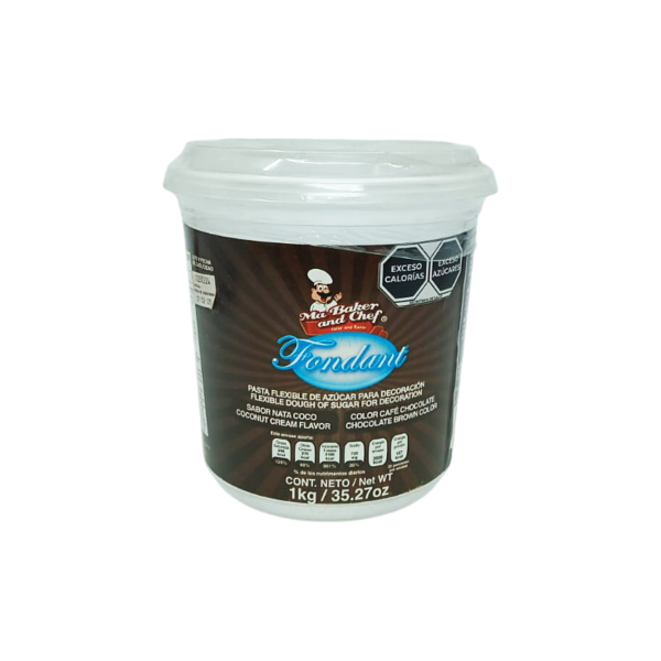 FONDANT CAFE CHOCOLATE BAKER 1KG