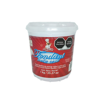 FONDANT ROJO ROJO BAKER 1KG