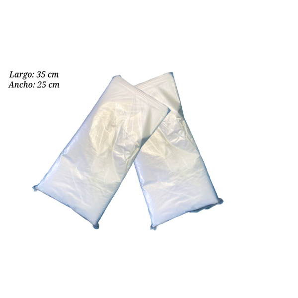 BOLSA TRANSPARENTE 25X35 PARA 2KG