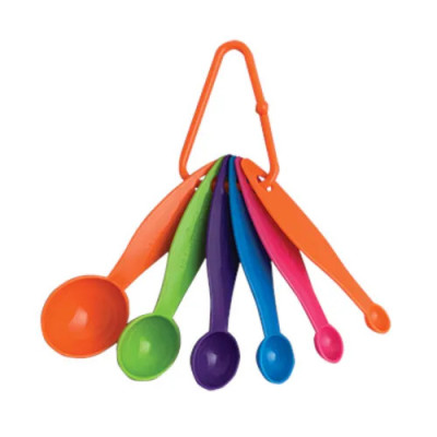 JGO CUCHARAS MEDIDORAS COLORES 6PZ TOL000983