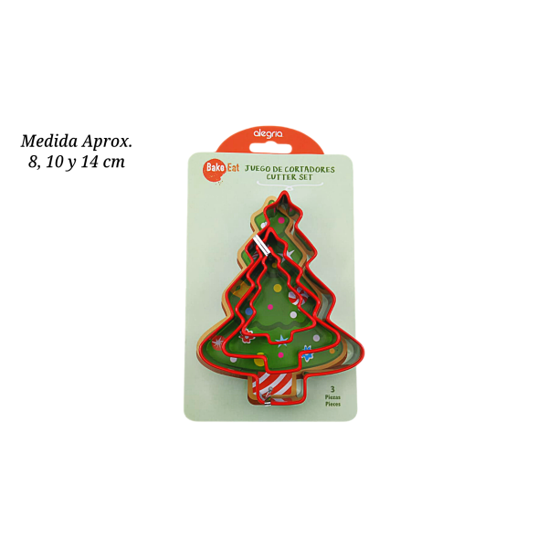 JGO CORT AINOX ARBOL DE NAVIDAD 3PZ CTR000644