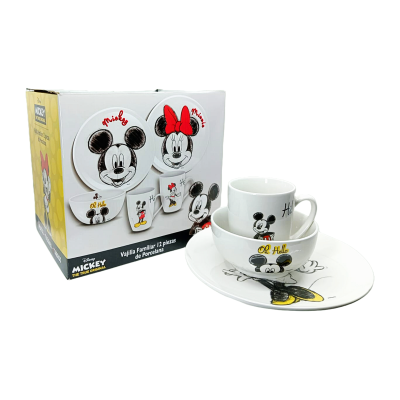 VAJILLA MICKEY Y MINNIE 12PZ 2415-3088