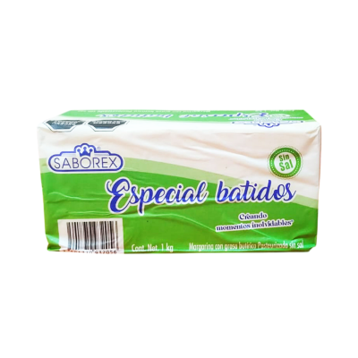 MARGARINA ESPECIAL BATIDOS 10X1KG SABOREX