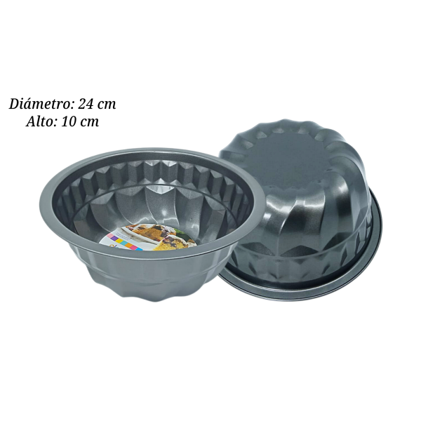 MOLDE AA BUNDT 24X10CM TOL001141