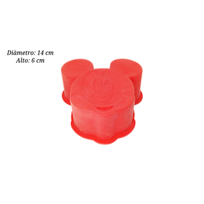 MOLDE CHICO SILICON MICKEY 14X10X6CM 1690440