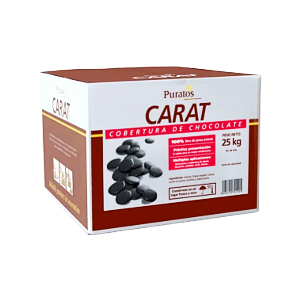 COBERTURA CHOCOLATE CARAT 25KG PURATOS