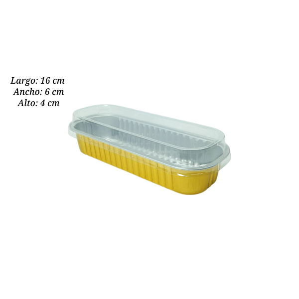 CAJA P/PASTEL A-RECTANGULAR 200 ML C TAPA UEEN