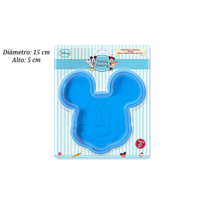 MOLDE SILICON PEQUEÑO P/PASTEL MICKEY 1594-595 EN BLIS