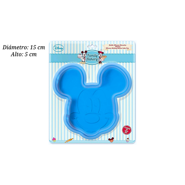 MOLDE SILICON PEQUEÑO P/PASTEL MICKEY 1594-595 EN BLIS