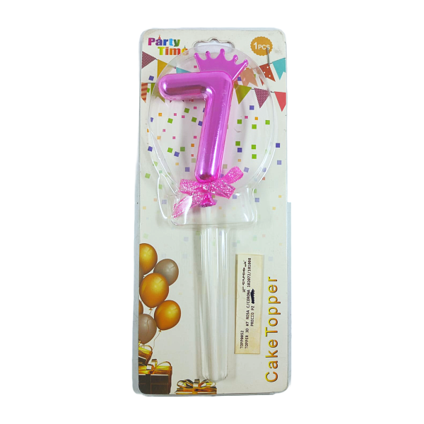 TOPPER 3D NO.7 ROSA C/CORONA 102072/101008