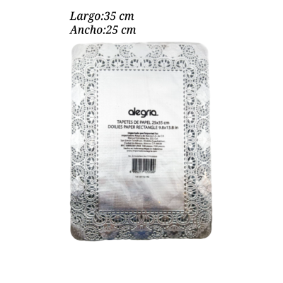 BLONDA REC 25X35 PLATA PPR000596 100PZ