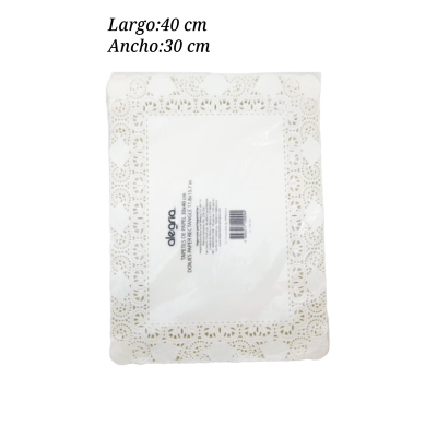 BLONDA REC 30X40 BLANCA PPR000546 100PZ