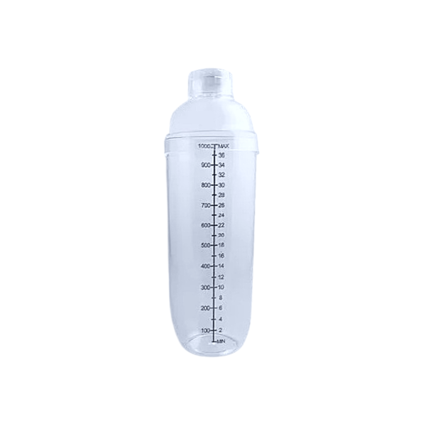 COCTELERA PLAST TRANSP 350ML TOL001042