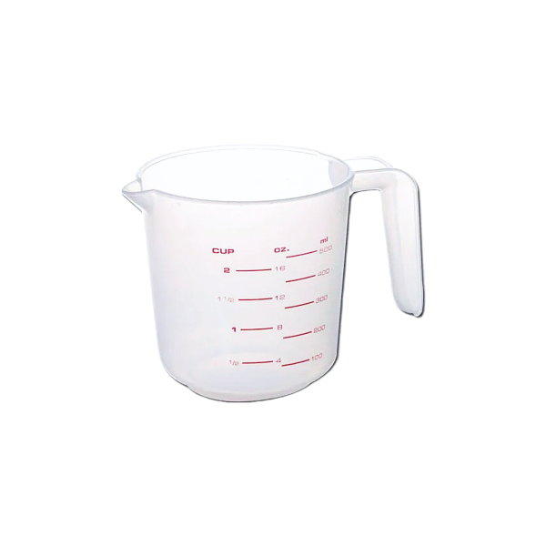 TAZA MED PLAST 500ML (4-0300) 4-2881