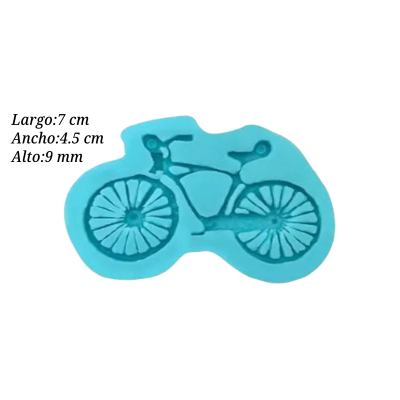 MOLDE SILICON BICICLETA SIL001023 7X4.5X.9CM