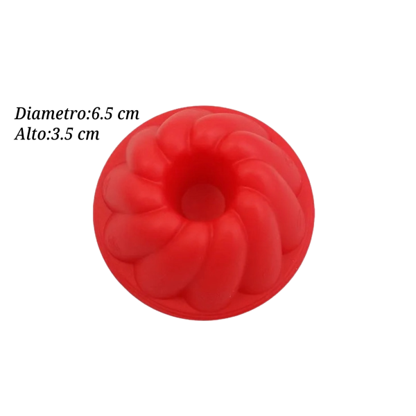 MOLDE JGO12PZ MINI BUNDT 6.5X3.5 CM SIL001127