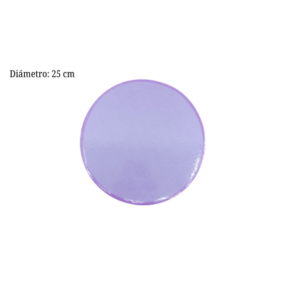 BASE MORADO PASTEL LISTON 25CM