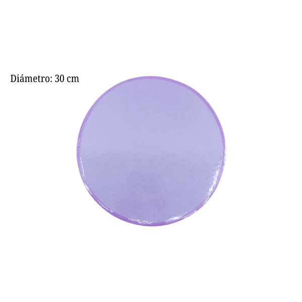 BASE MORADO PASTEL LISTON 30CM