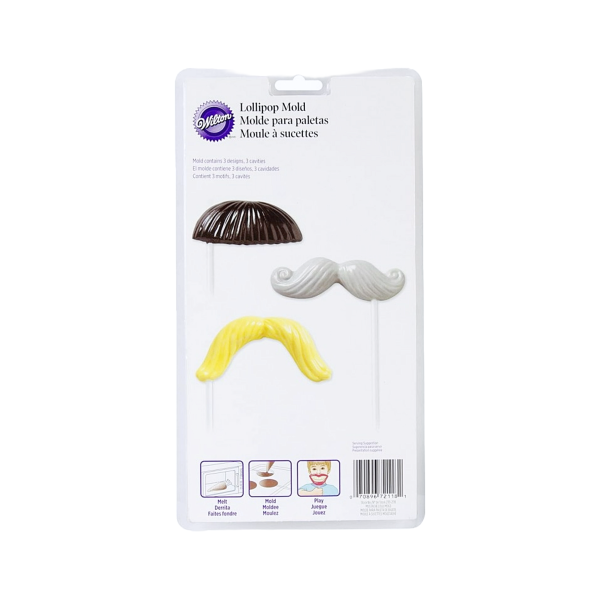 MOLDE PALETAS BIGOTES 2115-2118