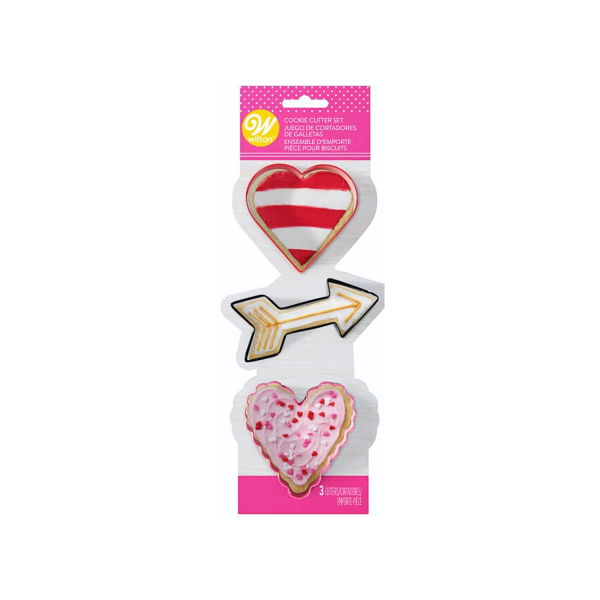 SET CORTADOR CORAZON Y FLECHAS C3PZ 2308-3341