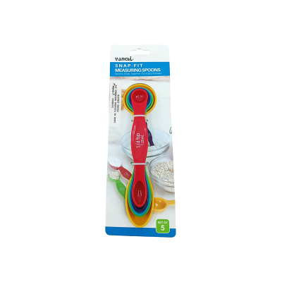 JUEGO DE CUCHARAS MEDIDORAS 5PZ COLORES 1681578