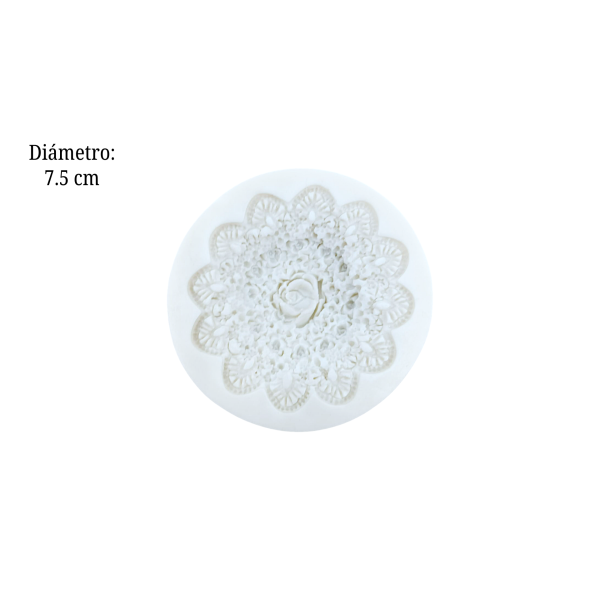 MOLDE DE SILICON ROSA 1PZ 1687481