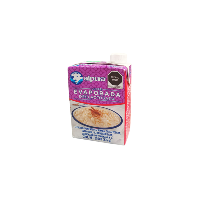 LECHE EVAPORADA DESLACTOSADA 356 ML