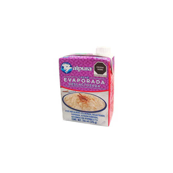 LECHE EVAPORADA DESLACTOSADA 356 ML