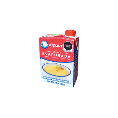 LECHE EVAPORADA REGULAR 356 ML