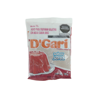 GELATINA D´GARI SABOR JEREZ 50X120GRS