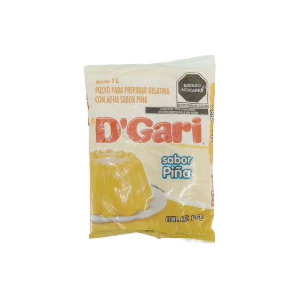 GELATINA D´GARI SABOR PINA 50X120GRS