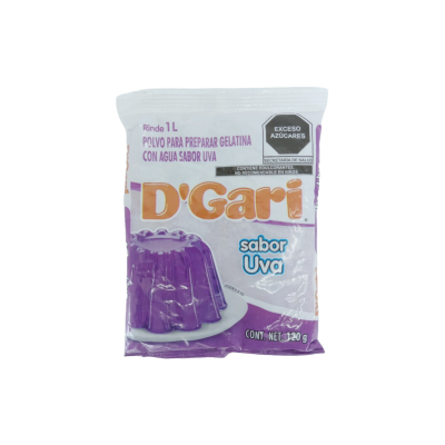 GELATINA D´GARI SABOR UVA 50X120GRS