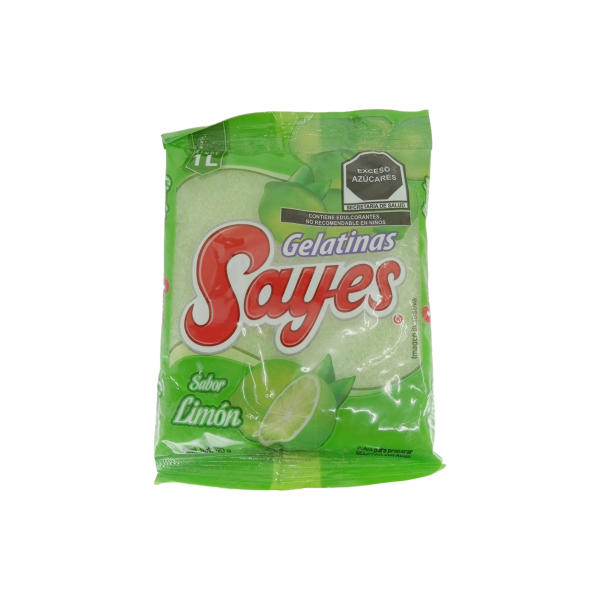 GELATINA SAYES SABOR LIMON 50/120GRS