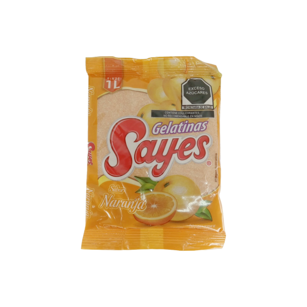 GELATINA SAYES SABOR NARANJA 50/120GRS