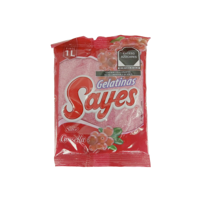 GELATINA SAYES SABOR GROSELLA 50/120GRS