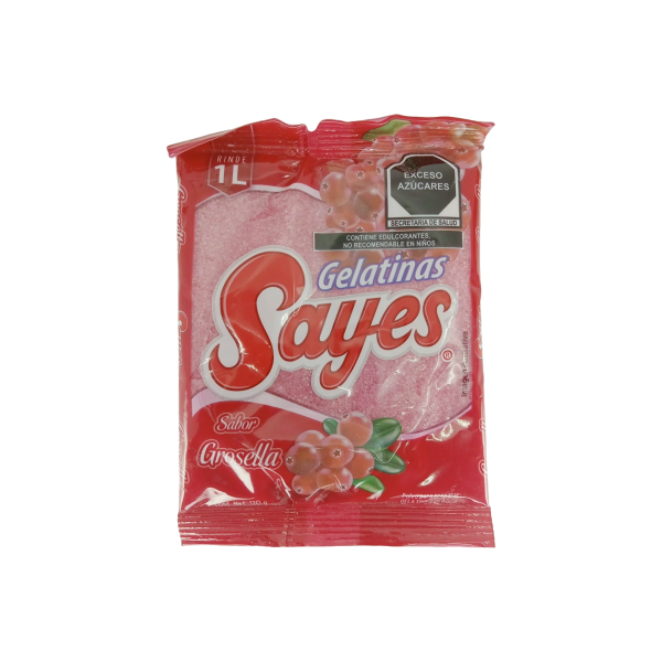 GELATINA SAYES SABOR GROSELLA 50/120GRS